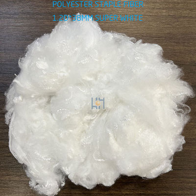 kopen Superwitte polyester stapelvezel voor naad en textiel 1.2Dx38mm SW online manufacture