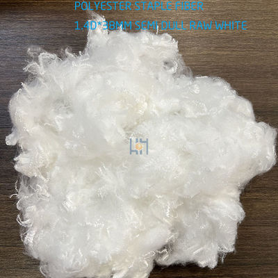 Купить Oeko Tex Standard 100 Polyester Staple Fiber For Spunlace Needle Punch Semi Dull Raw White1.4dx38mm Sd Rw Окео Текс Стандартный 100 полиэстерный степельный волокно для шприца иглы online manufacture