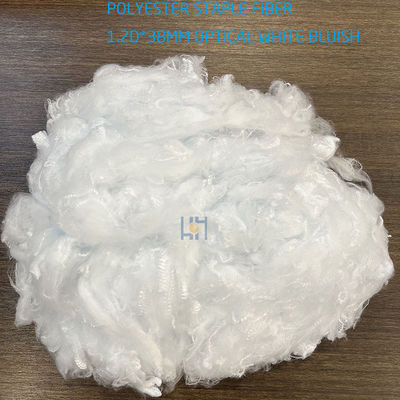 buy AA Grade White Bluish Recycled Psf For Spinning 1.2Dx38mm OW_B online manufacture