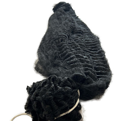 comprare Dope Vergine tinto nero in poliestere non tagliato per filare 1.2D online manufacture